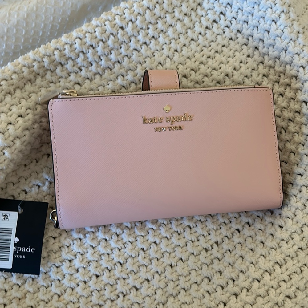 NWT pink Kate Spade Staci Phone Wallet